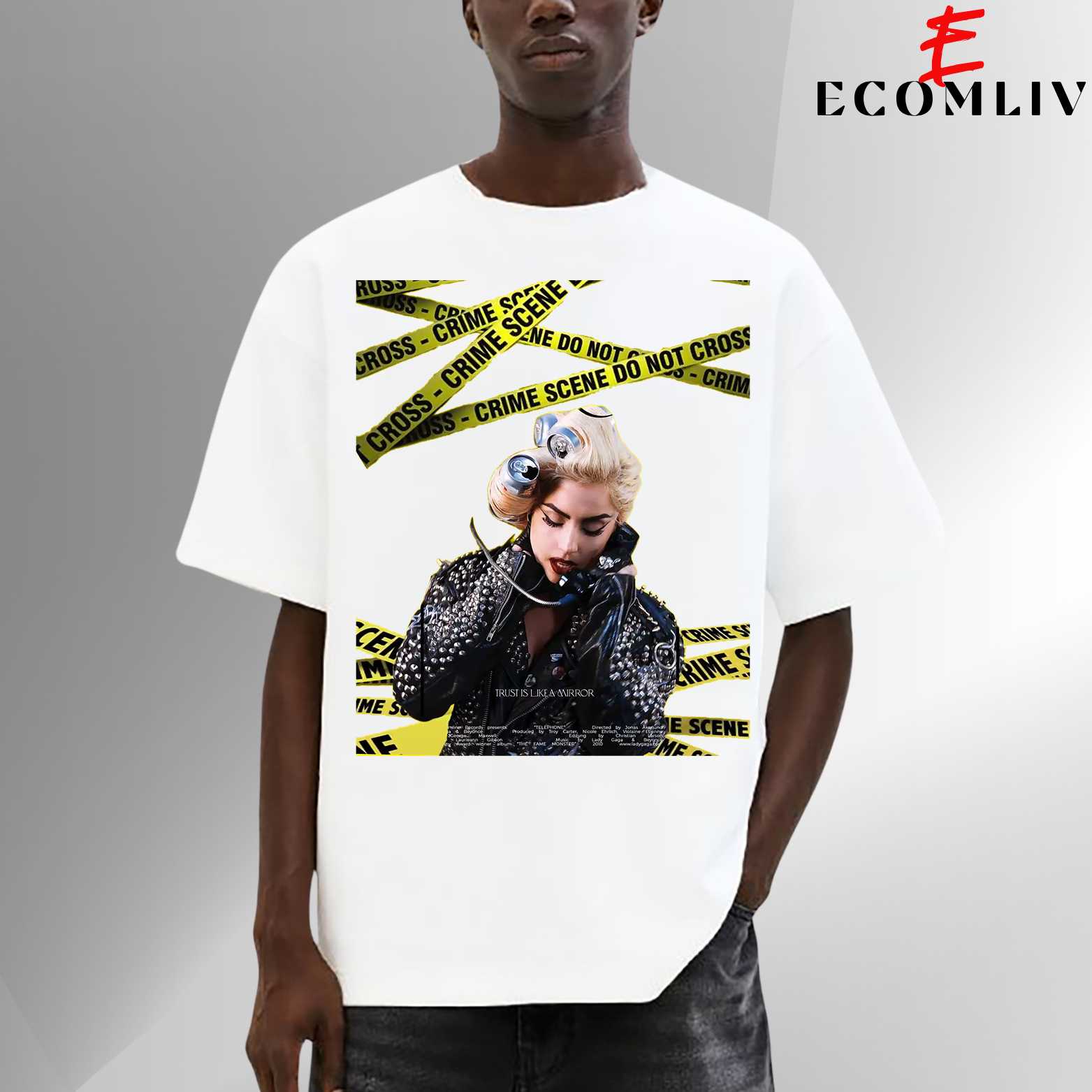 Lady Gaga Tee, Aesthetic Pop Shirt, Streetwear Merch